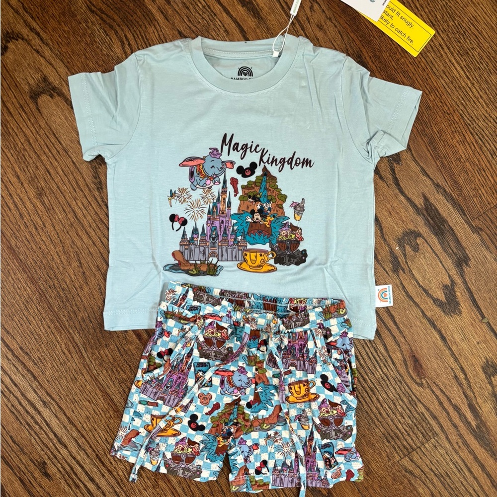 Disney Magic Kingdom T-Shirt and Shorts Set